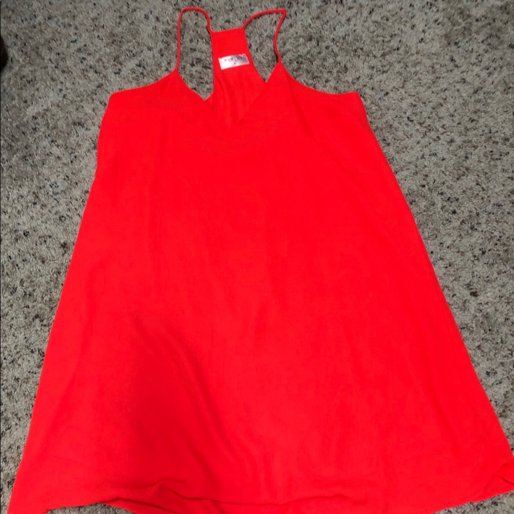 Neon Coral Dress, Lightly Worn.